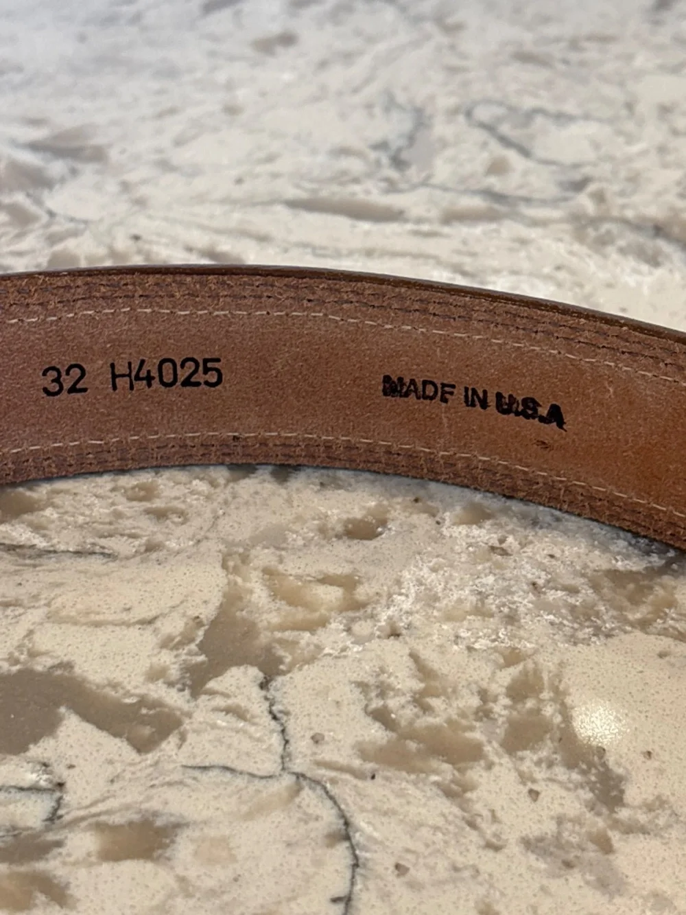 Vintage Western Tooled Leather Beaded Belt Red Turquoise SW USA Size 32